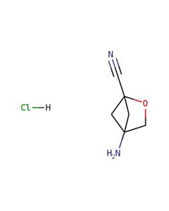 Astatech 4-AMINO-2-OXABICYCLO[2.1.1]HEXANE-1-CARBONITRILE HCL, 95.00% Purity, 0.1G